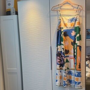 Vibrant Multicolor Maxi Dress